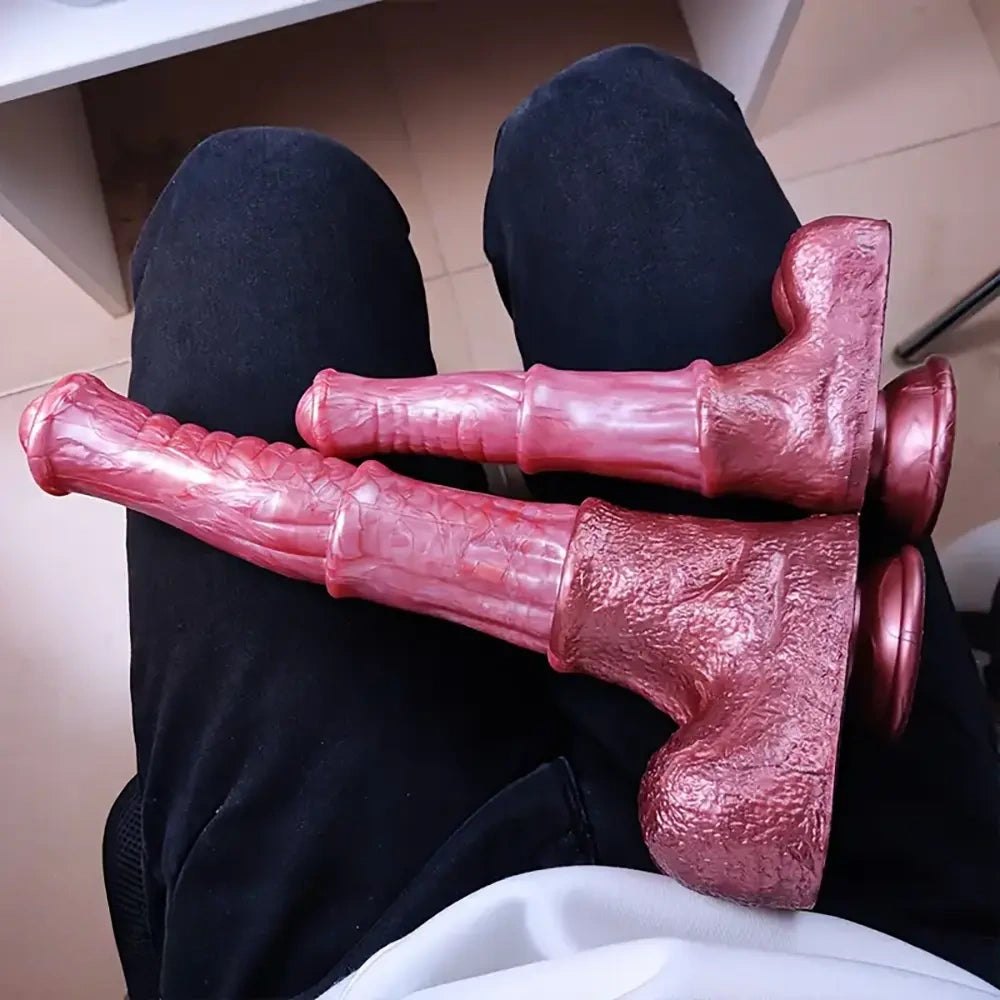 Silicone strap-on dildo with harness, photo 11