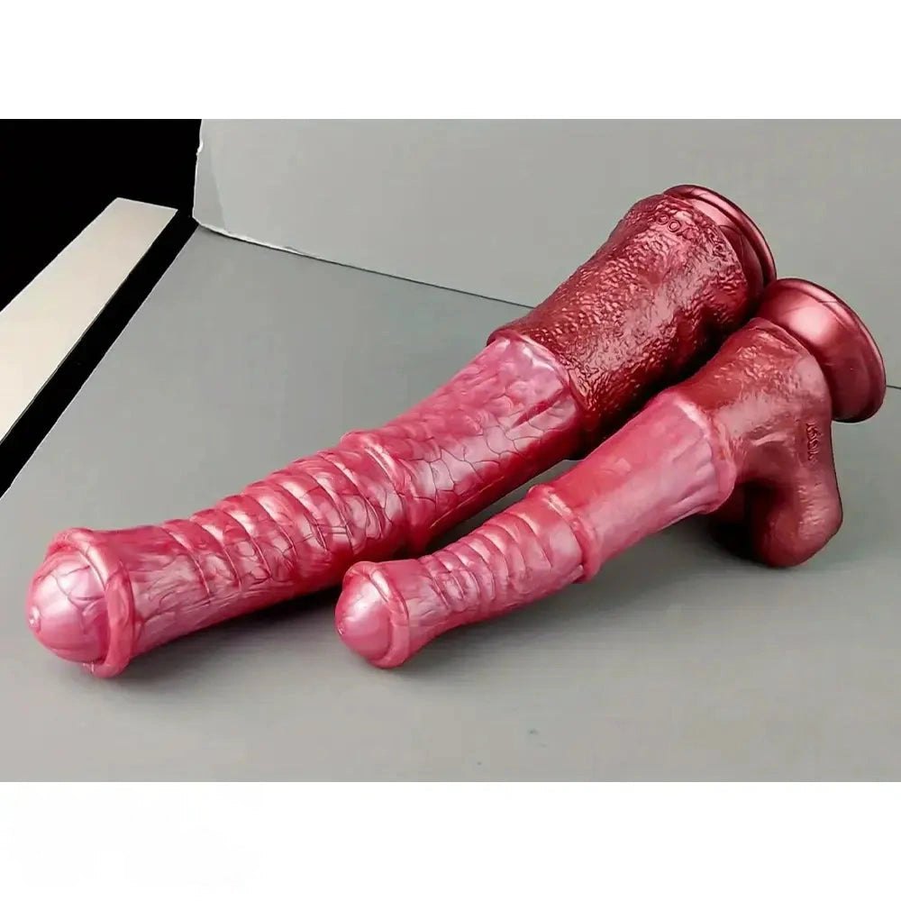 Silicone strap-on dildo with harness, photo 3