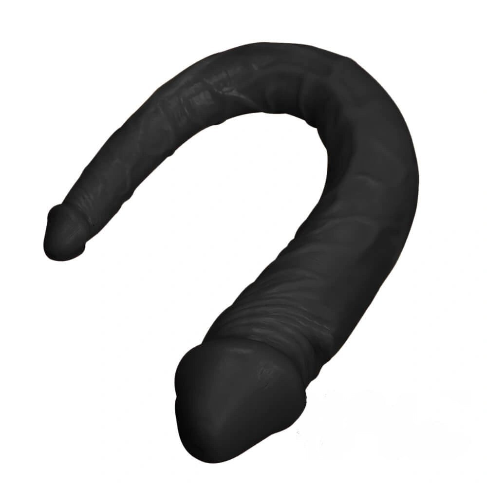 Double-ended PVC dildo with two different sized heads, photo 3
