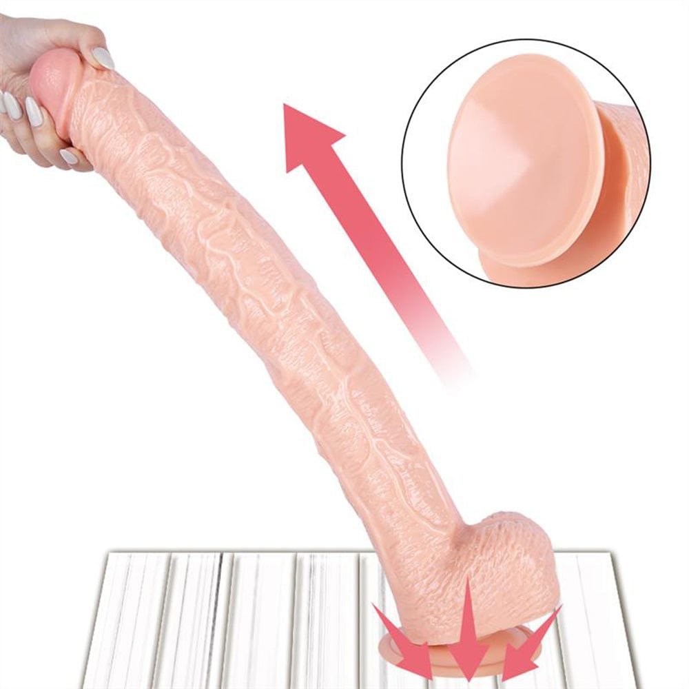 Flesh-tone silicone strap-on dildo with harness, photo 8