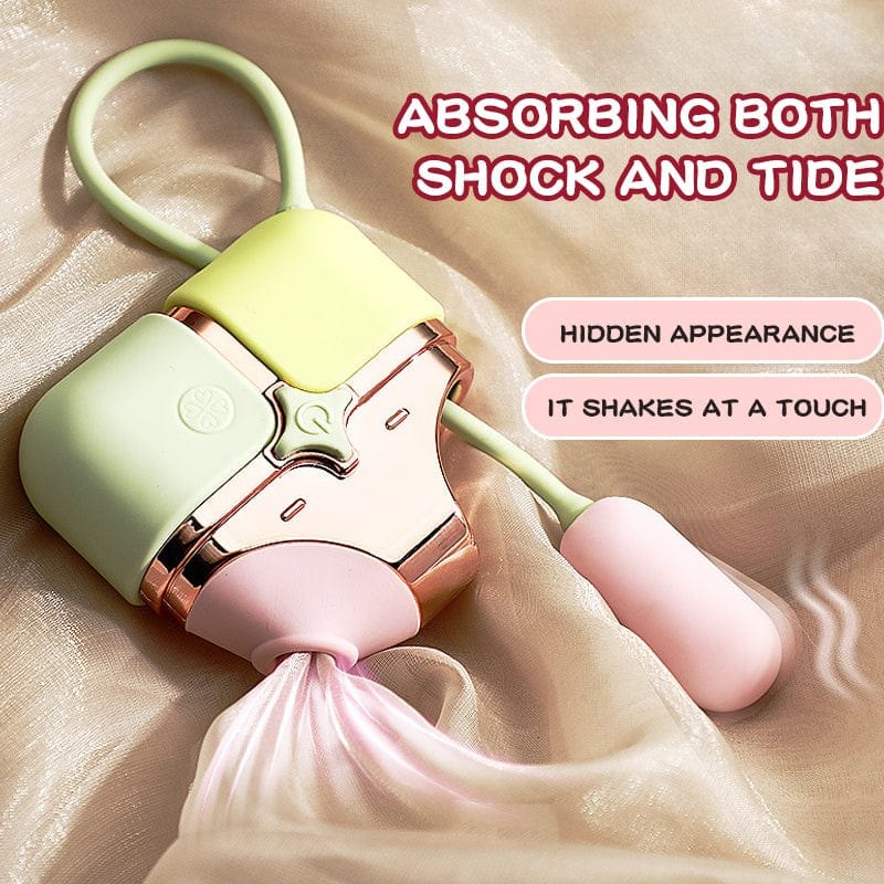 Green 2-in-1 clit sucker with bullet vibrator, photo 5
