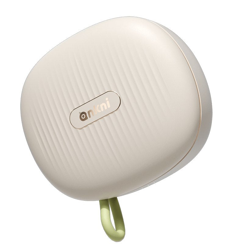Sage green 2-in-1 clit sucker and G-spot vibrator in travel case, photo 4