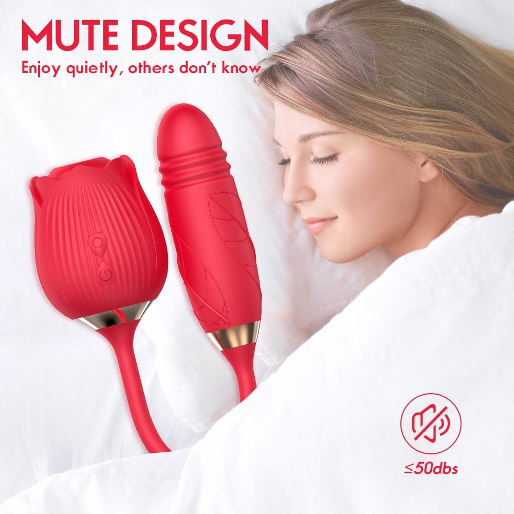 Rose toy with separate vibrating egg, photo 5
