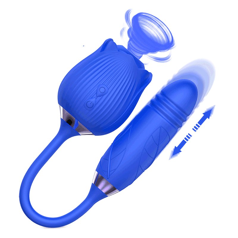 Rose toy with separate vibrating egg, photo 8