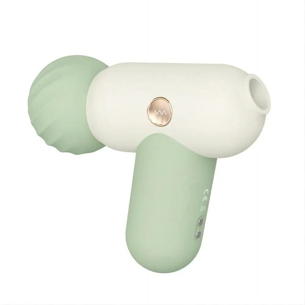 Green sucking av wand vibrator