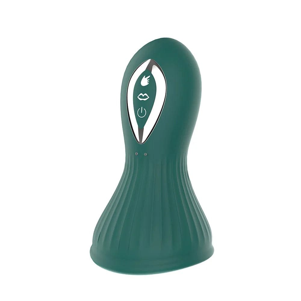 Textured silicone nipple suction cup with tongue vibration, photo 1