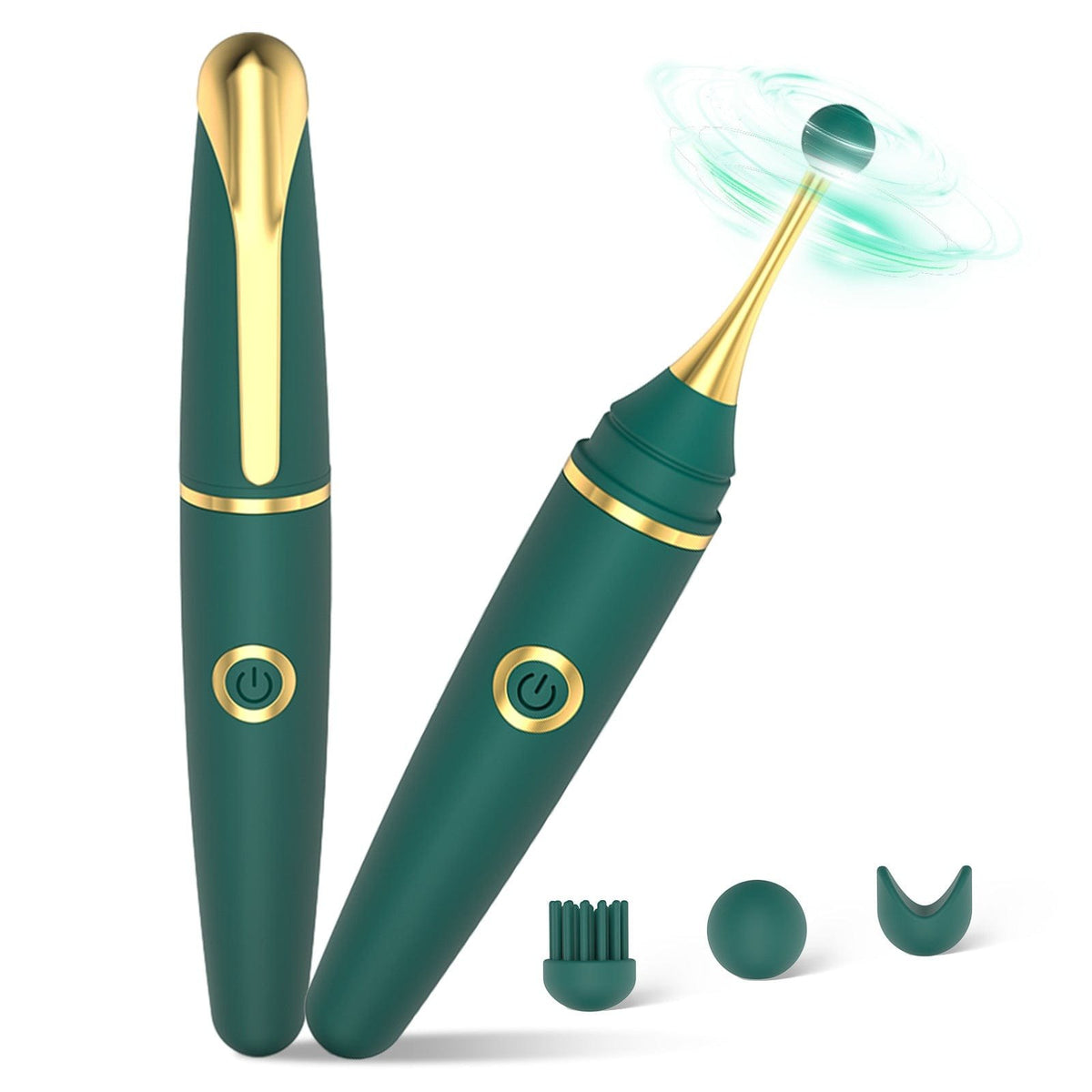 Pen-shaped clit stimulator with interchangeable heads, photo 7