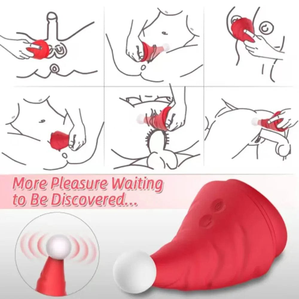 Hat-shaped clit and G-spot stimulator, photo 3