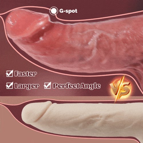 Realistic silicone dildo with remote control and suction cup base, photo 5