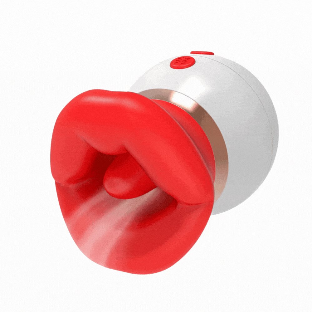 Mouth-shaped suction and tongue vibrator, photo 1