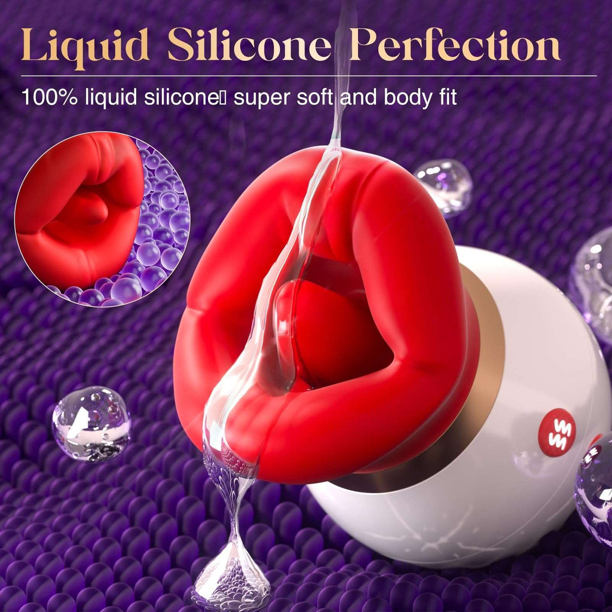 Mouth-shaped suction and tongue vibrator, photo 8