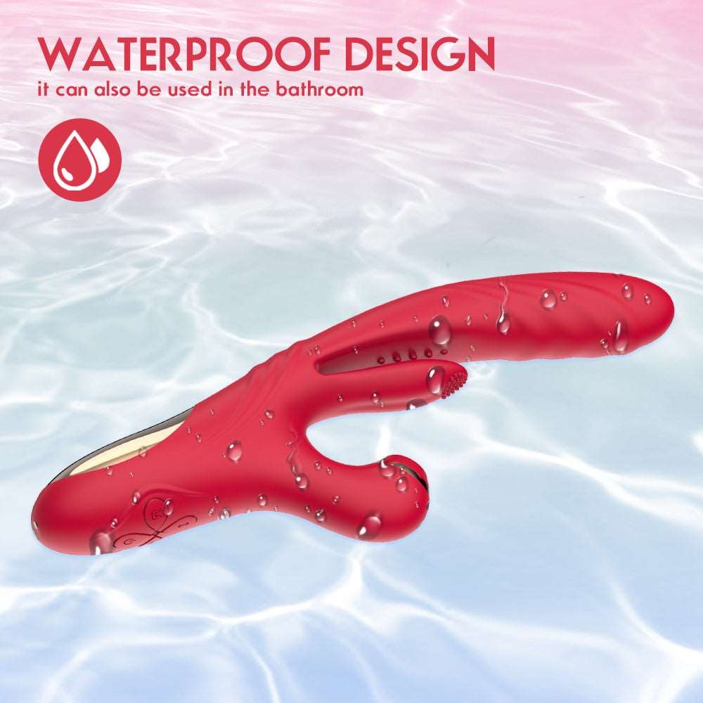 Rabbit-style dual stimulation vibrator with clitoral arm, photo 2