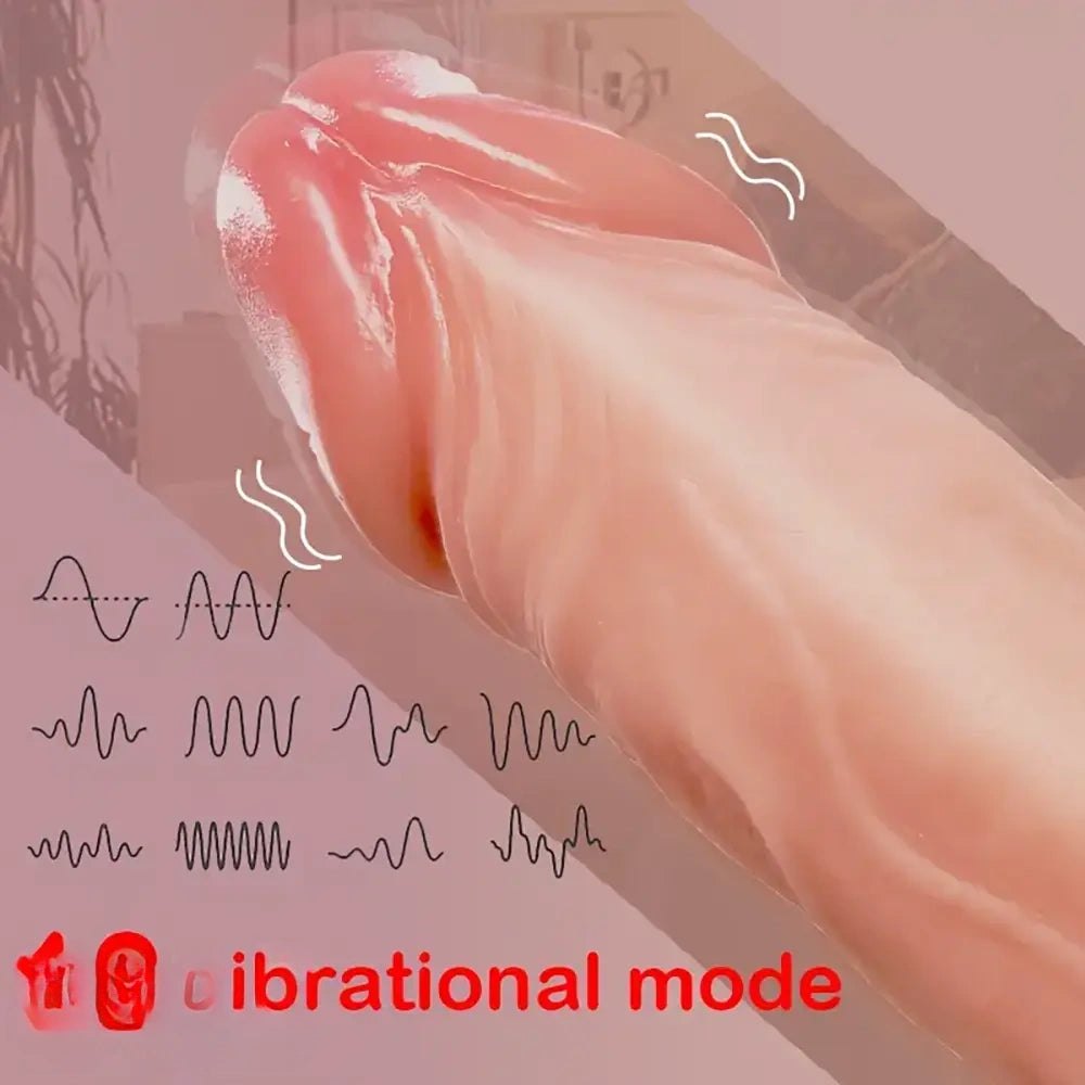 Flesh remote thrusting dildo, photo 6