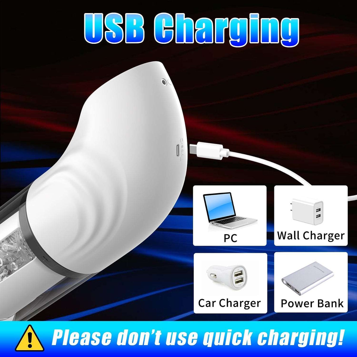 Male masturbator with LED display and transparent chamber, photo 4