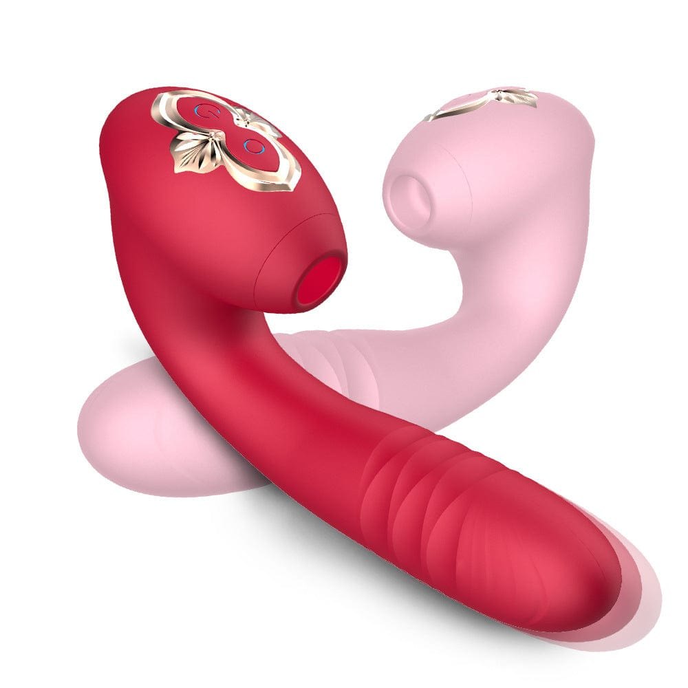 3-in-1 thrusting suction clit vibrator, photo 1