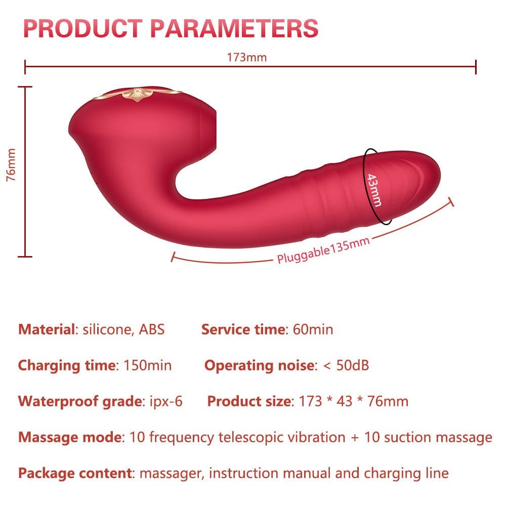 3-in-1 thrusting suction clit vibrator, photo 4