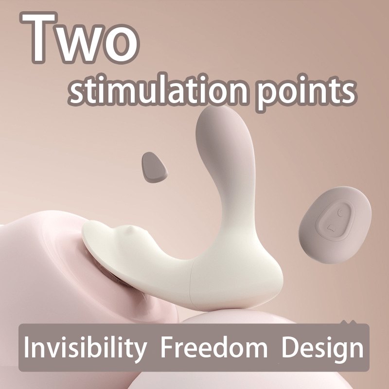 White wearable remote control vibrator, photo 7