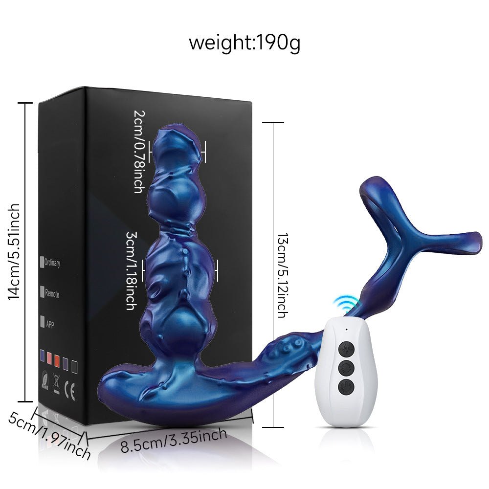 Silicone prostate massager with remote control, photo 6