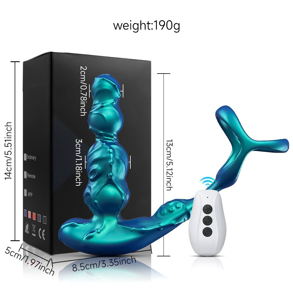 Silicone prostate massager with remote control, photo 7