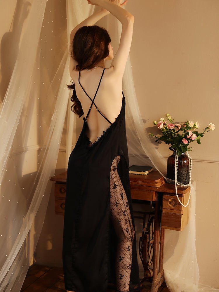 3d lace deep v nightgown dress, photo 9