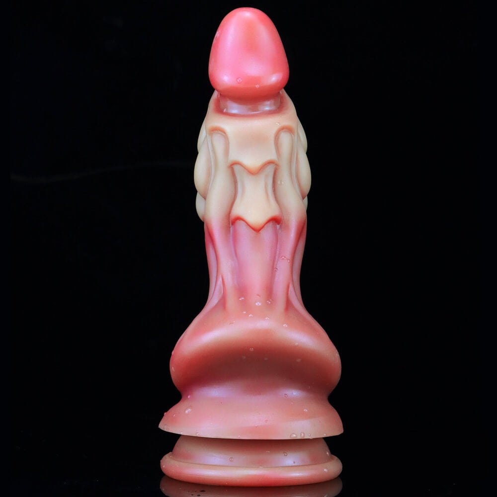 Ombre liquid silicone fantasy dildo, photo 10