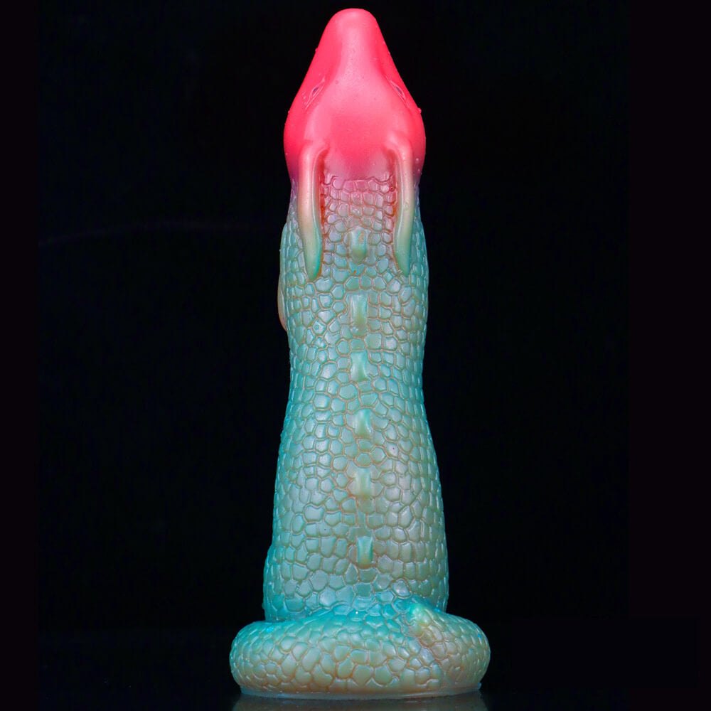 Ombre liquid silicone fantasy dildo, photo 4