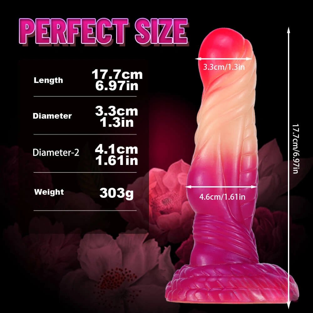 Ombre fantasy dildo, photo 9