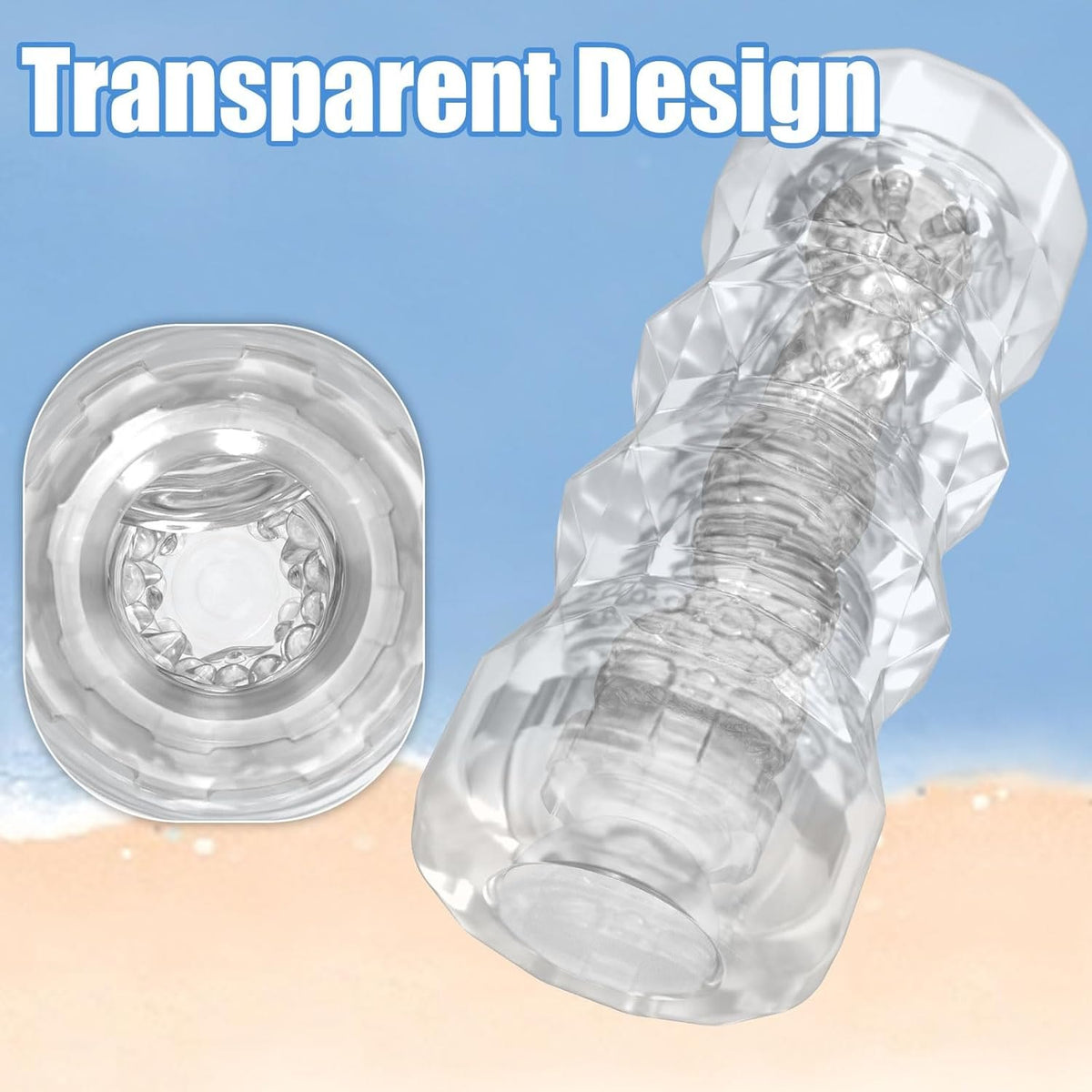 Textured male masturbator sleeve, photo 5