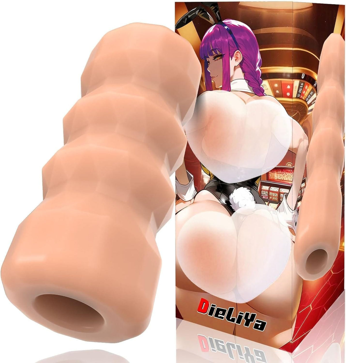 Textured male masturbator sleeve, photo 9