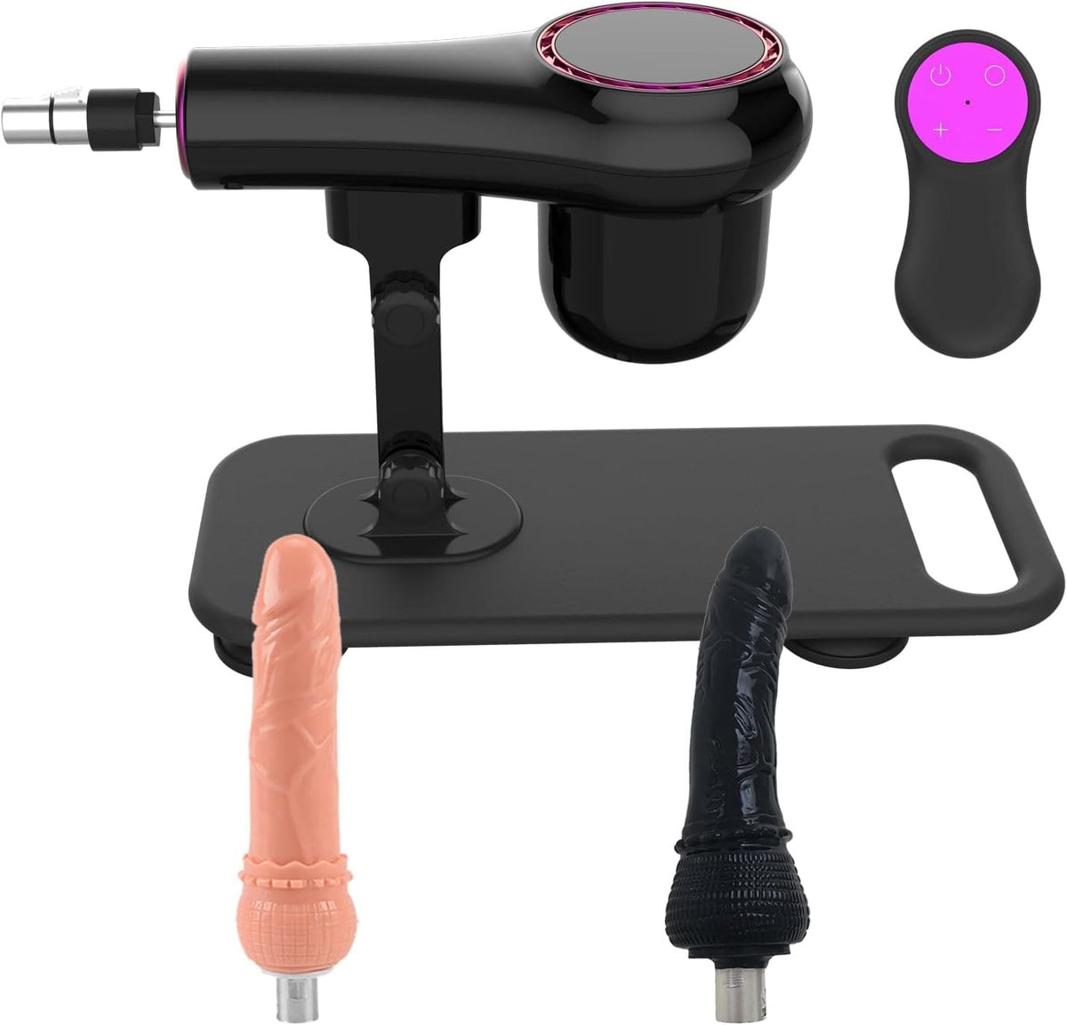 Black 3xlr thrusting sex machine, photo 2