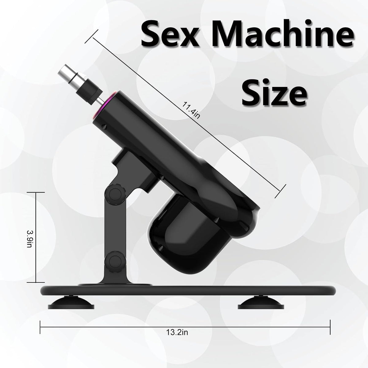 Black 3xlr thrusting sex machine, photo 5