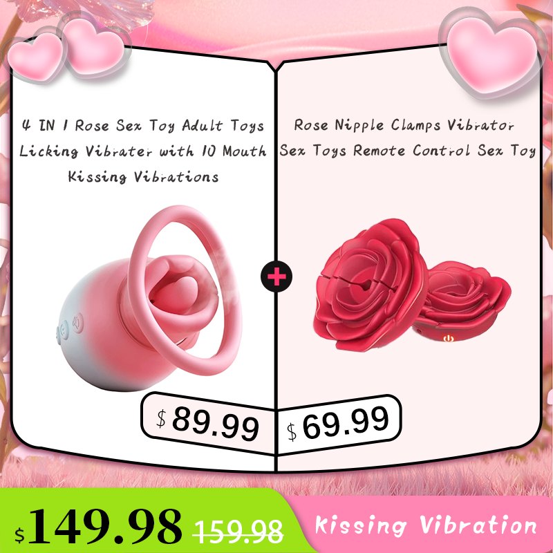 4-in-1 rose suction clit vibrator, photo 15