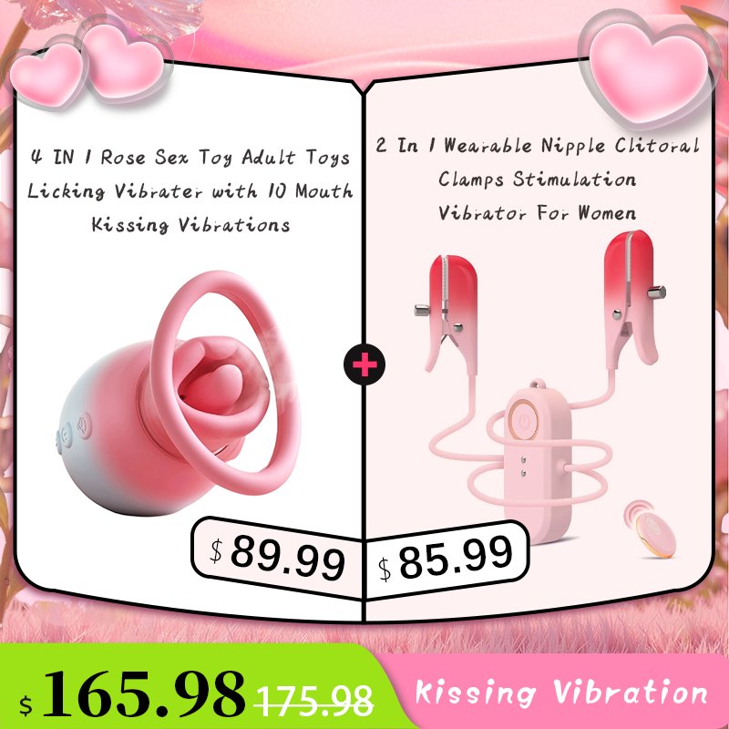 4-in-1 rose suction clit vibrator, photo 16