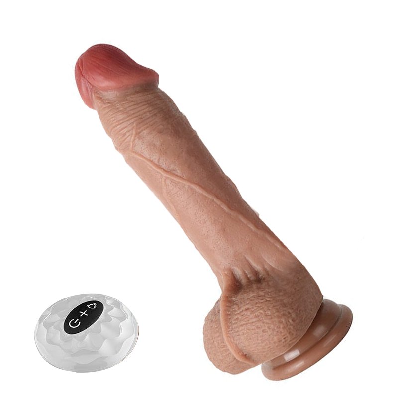 Thrusting vibrating suction cup dildo, photo 1