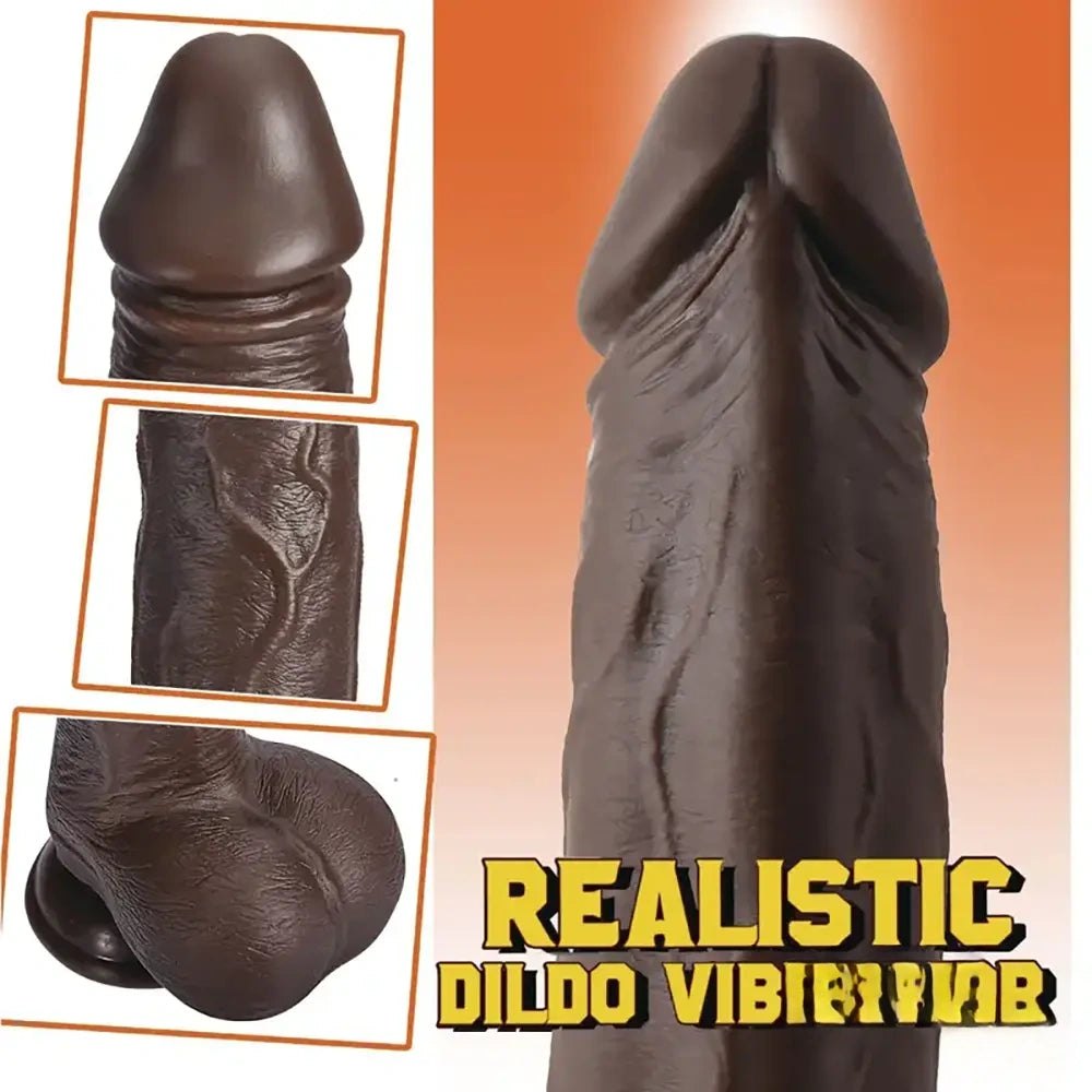 Tone realistic vibrating dildo with remote, photo 2