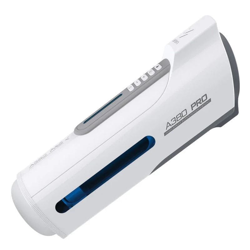 White automatic heating thrusting male masturbator, photo 3