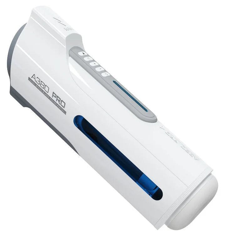 White automatic heating thrusting male masturbator, photo 4