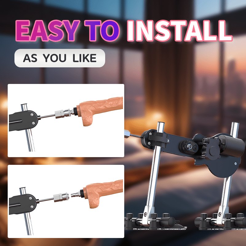 Thrusting sex machine with dildo attachment, photo 10