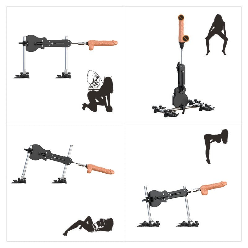 Thrusting sex machine with dildo attachment, photo 9