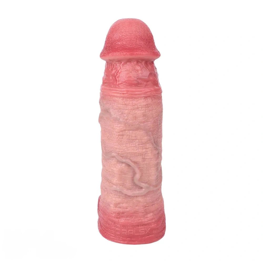 Flesh-tone silicone realistic dildo, photo 2