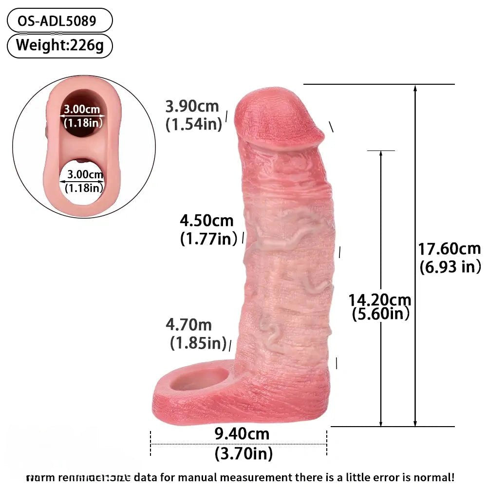 Flesh-tone silicone realistic dildo, photo 4