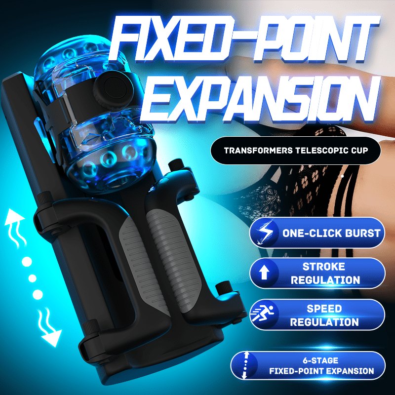 Black thrusting male masturbator with phone mount, photo 4