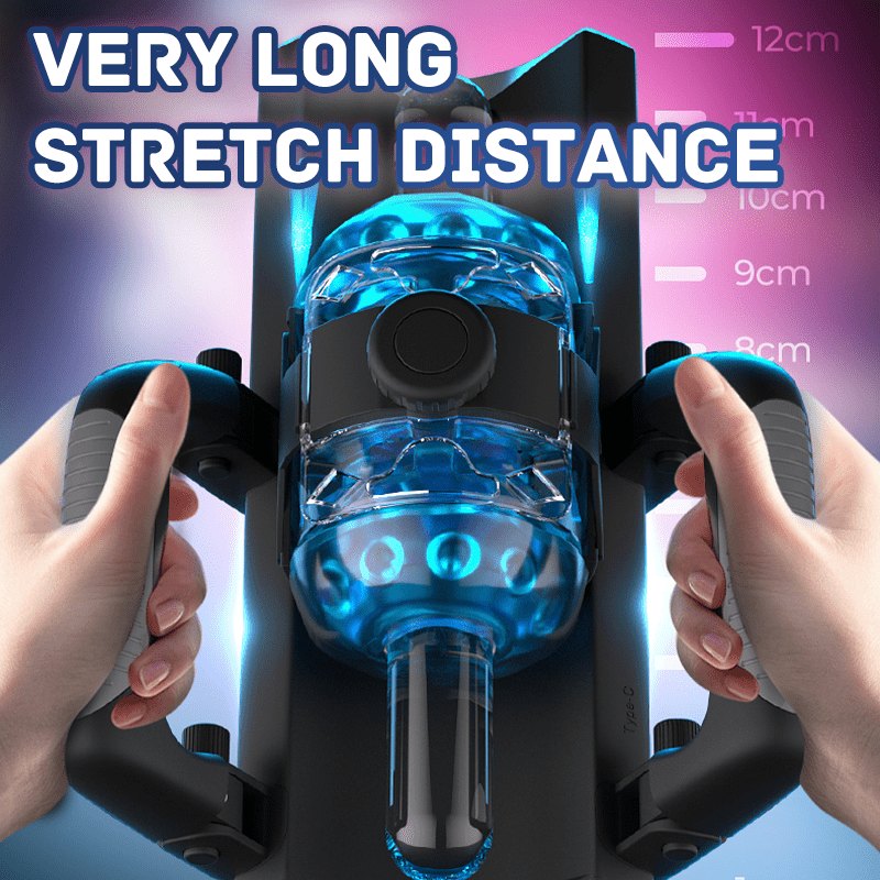 Black thrusting male masturbator with phone mount, photo 5