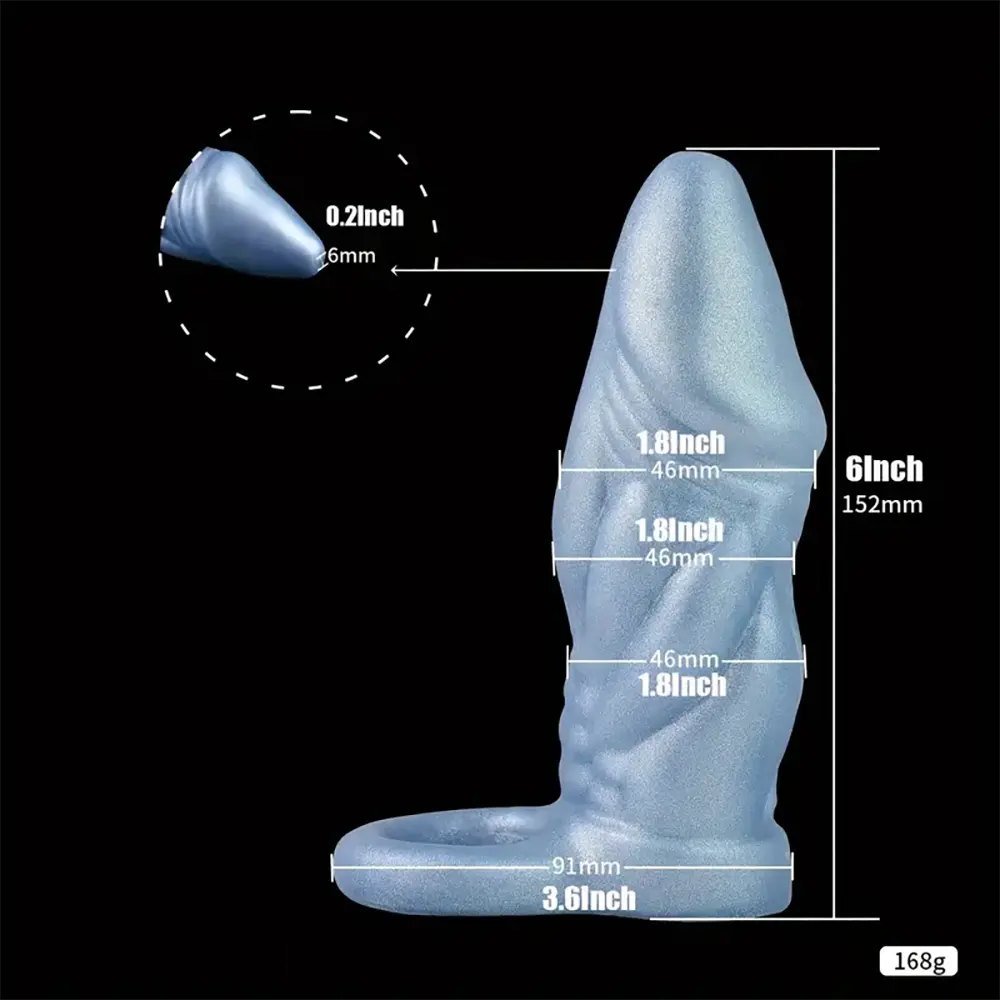Hollow silicone cock extender sleeve, photo 6