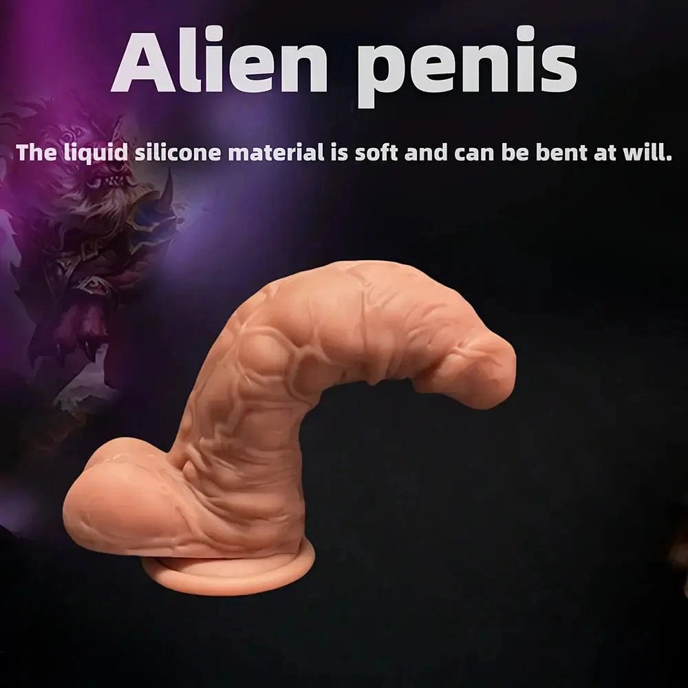 Slim silicone suction cup dildo, photo 10