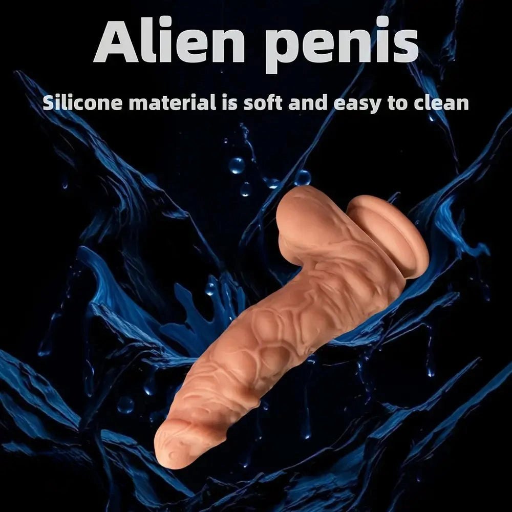 Slim silicone suction cup dildo, photo 12