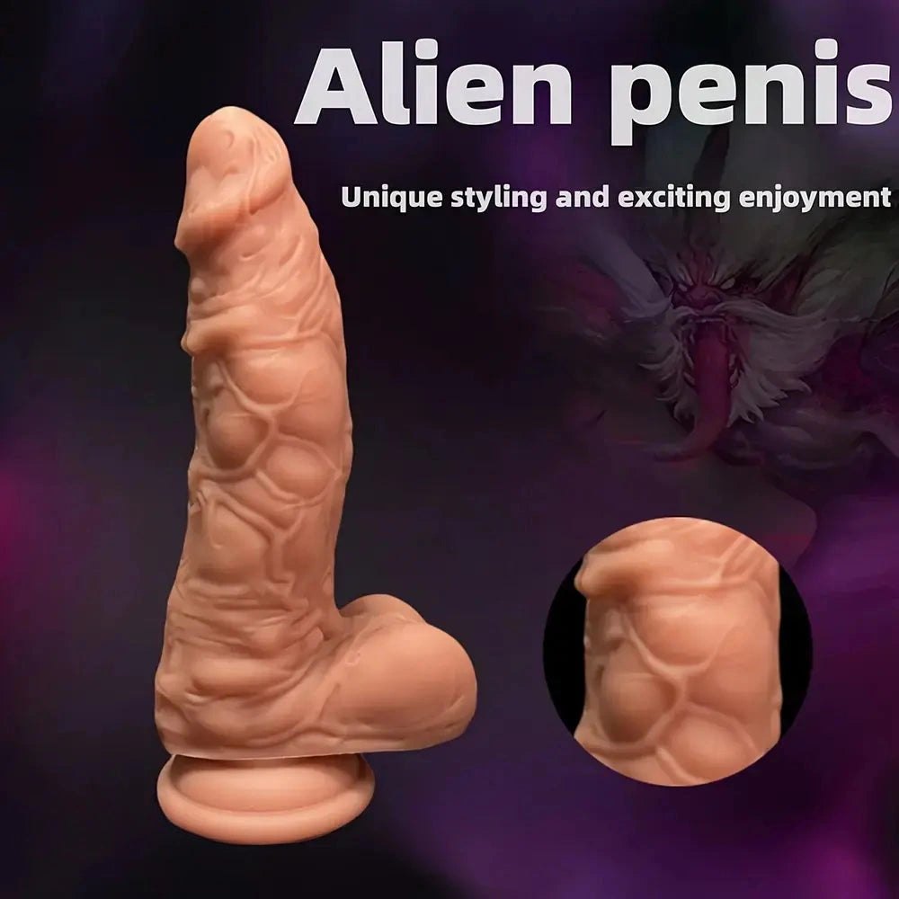 Slim silicone suction cup dildo, photo 13