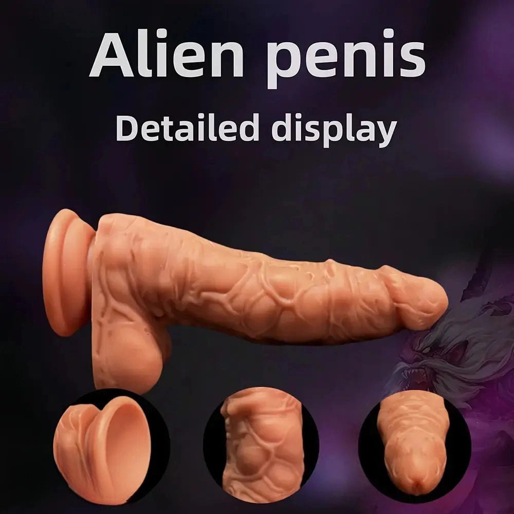 Slim silicone suction cup dildo, photo 9
