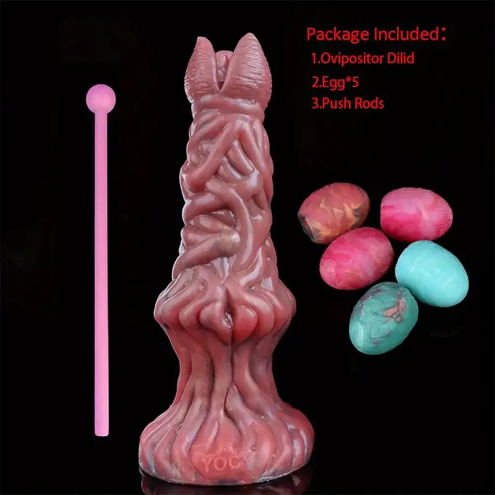 #1 alien ovipositor tentacle knotted fantasy dildo