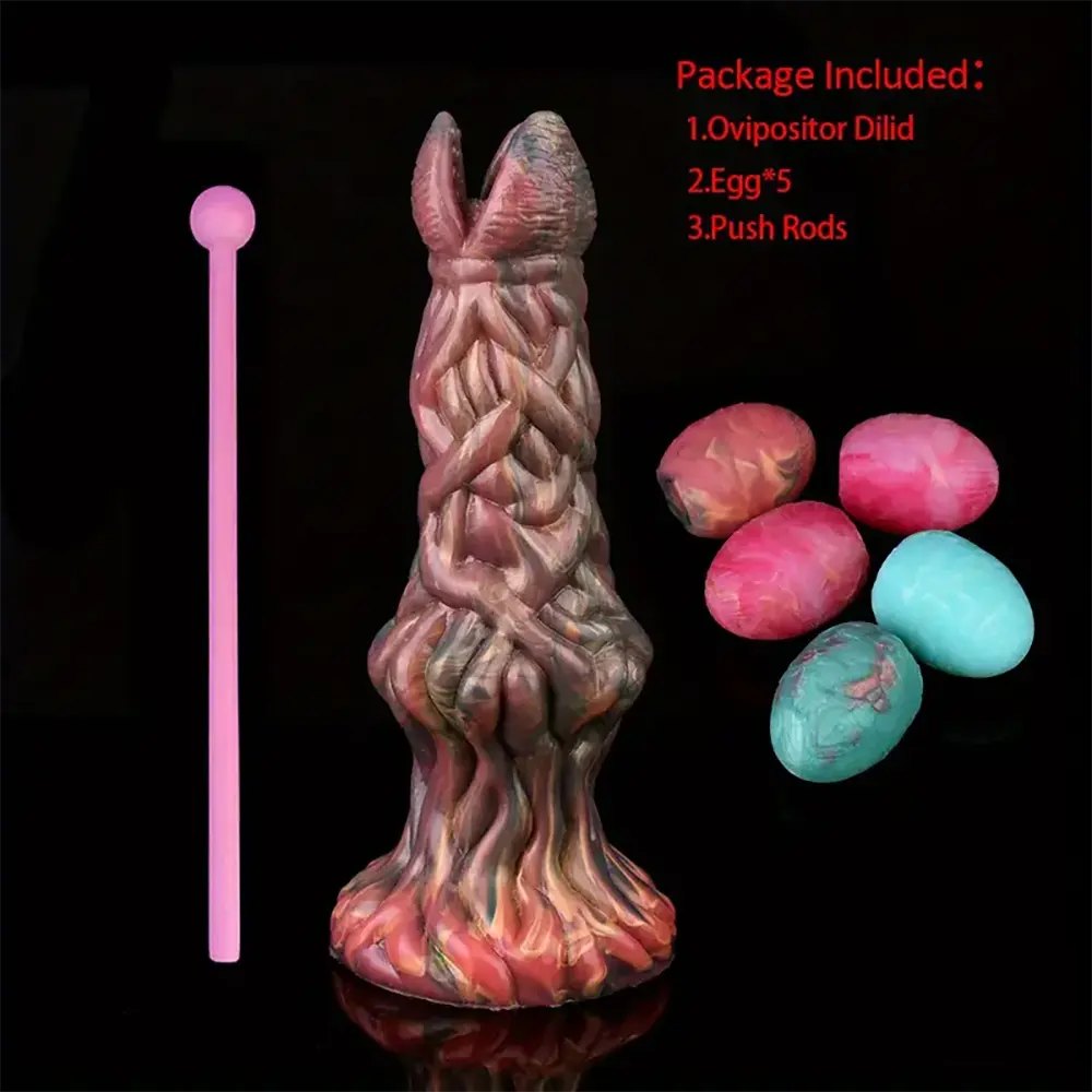 #3 alien ovipositor tentacle knotted fantasy dildo